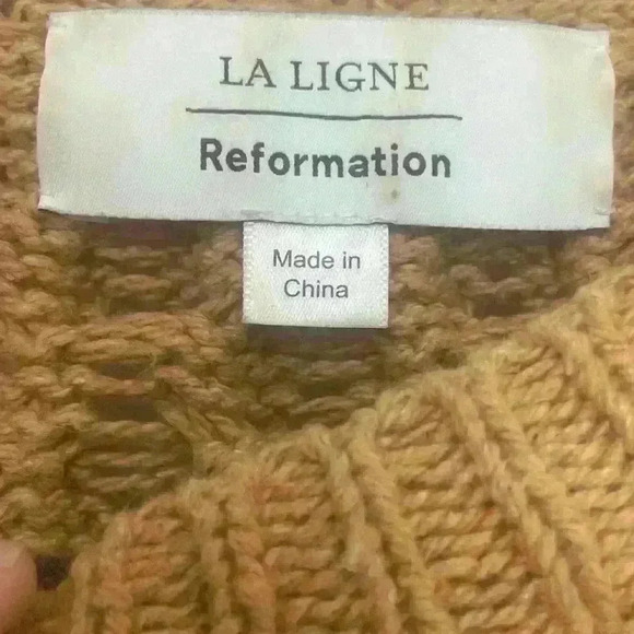 La Ligne X Reformation Sail Away With me Sweater. Tan size XS - Picture 10 of 10